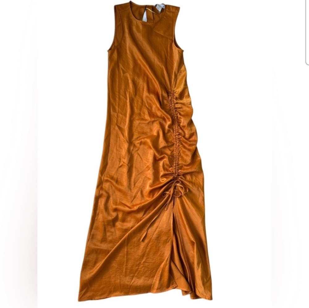 House of Harlow 1960 Rust Orange Sleeveless Maxi Dress